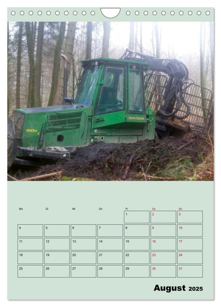 Bild: 9783383959042 | Forst-Maschinen der Forwarder im Einsatz (Wandkalender 2025 DIN A4...