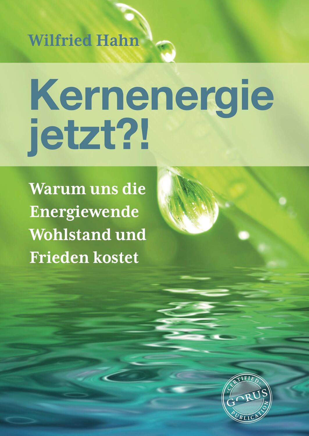 Cover: 9783986170592 | Kernenergie jetzt?! | Wilfried Hahn | Buch | 168 S. | Deutsch | 2023