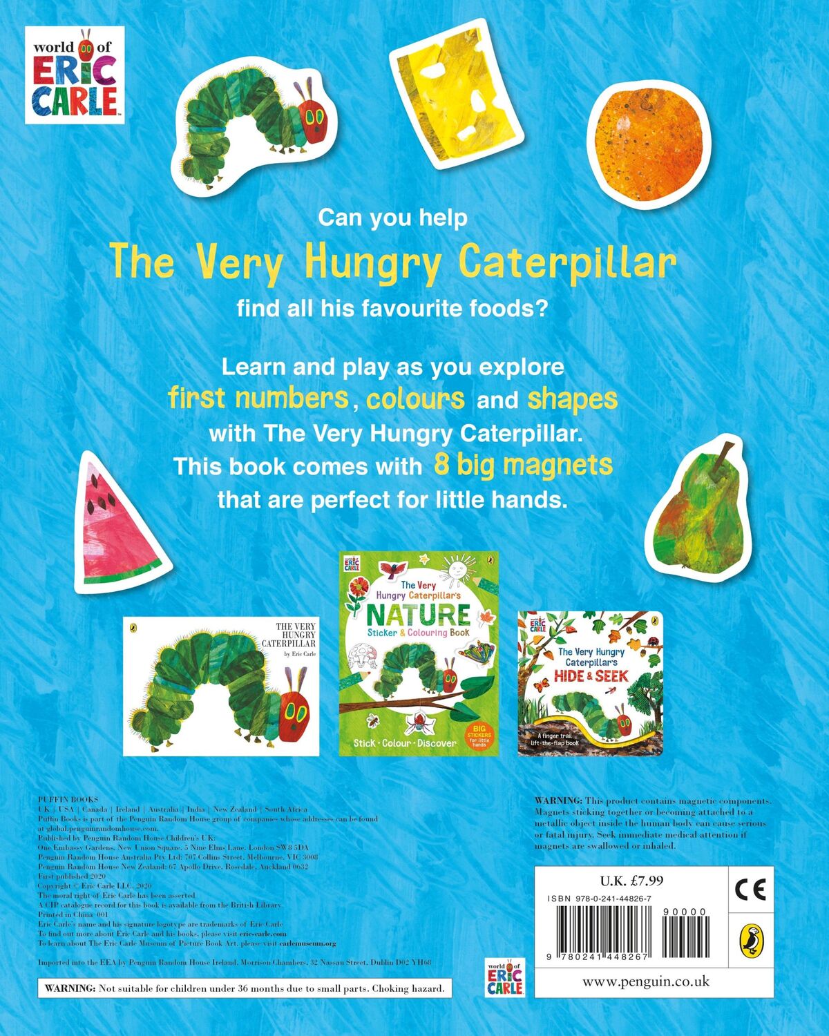 Rückseite: 9780241448267 | The Very Hungry Caterpillar's Magnet Book | Eric Carle | Buch | 2020