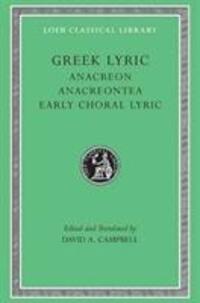 Cover: 9780674991583 | Greek Lyric | Anacreon | Buch | Loeb Classical Library | Englisch
