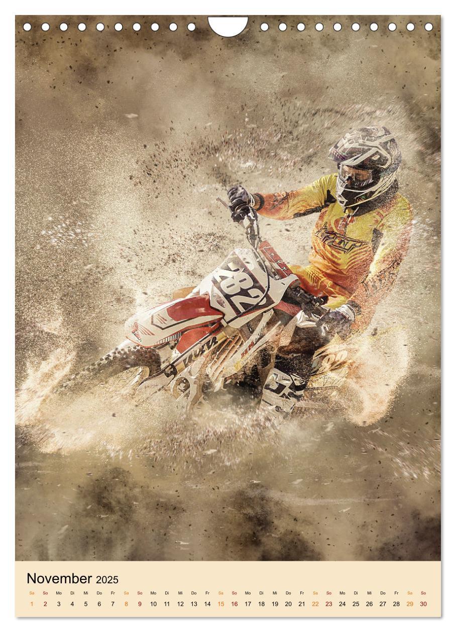 Bild: 9783435891276 | Motocross - Sport der Extreme (Wandkalender 2025 DIN A4 hoch),...