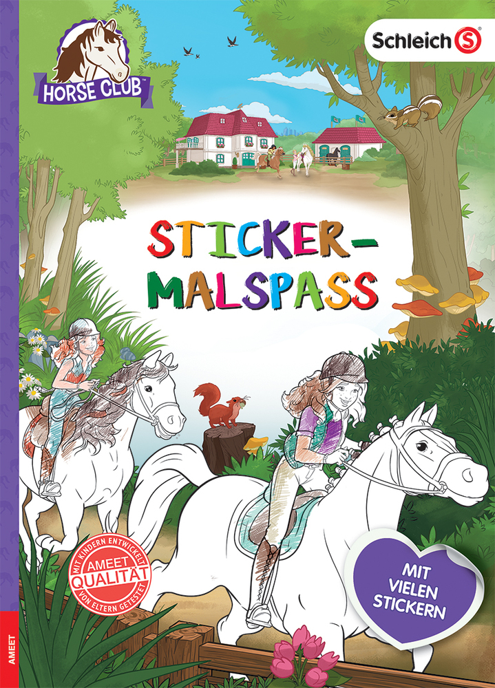 Cover: 9783960802914 | schleich® Horse Club(TM) - Sticker-Malspaß | mit vielen Stickern