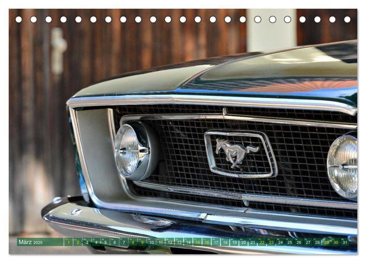 Bild: 9783435028399 | Ein Pony zum verlieben - Ford Mustang 1968 (Tischkalender 2025 DIN...