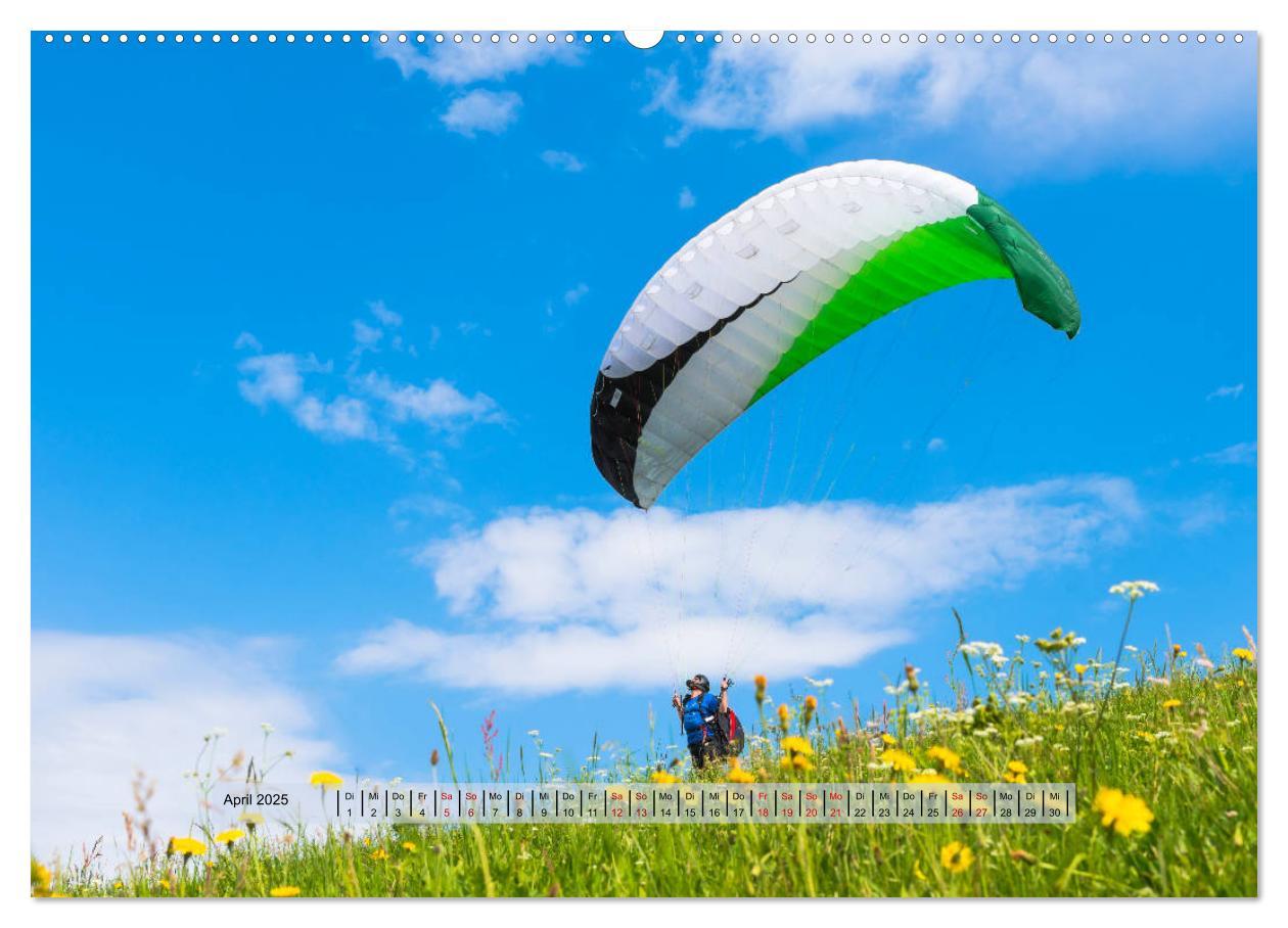 Bild: 9783435334179 | Paragliding - lautloses Schweben (hochwertiger Premium Wandkalender...