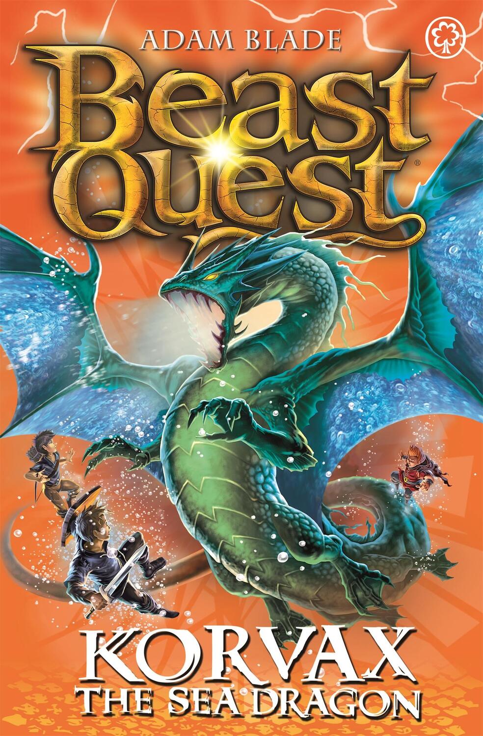Cover: 9781408343135 | Beast Quest: Korvax the Sea Dragon | Series 19 Book 2 | Adam Blade