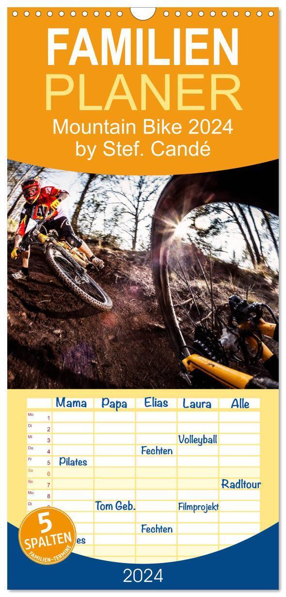 Cover: 9783383103742 | Familienplaner 2024 - Mountain Bike 2024 by Stef. Candé mit 5...