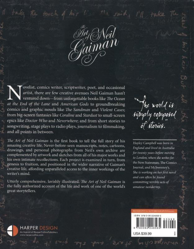 Rückseite: 9780062248565 | The Art of Neil Gaiman | Hayley Campbell | Buch | Englisch | 2014