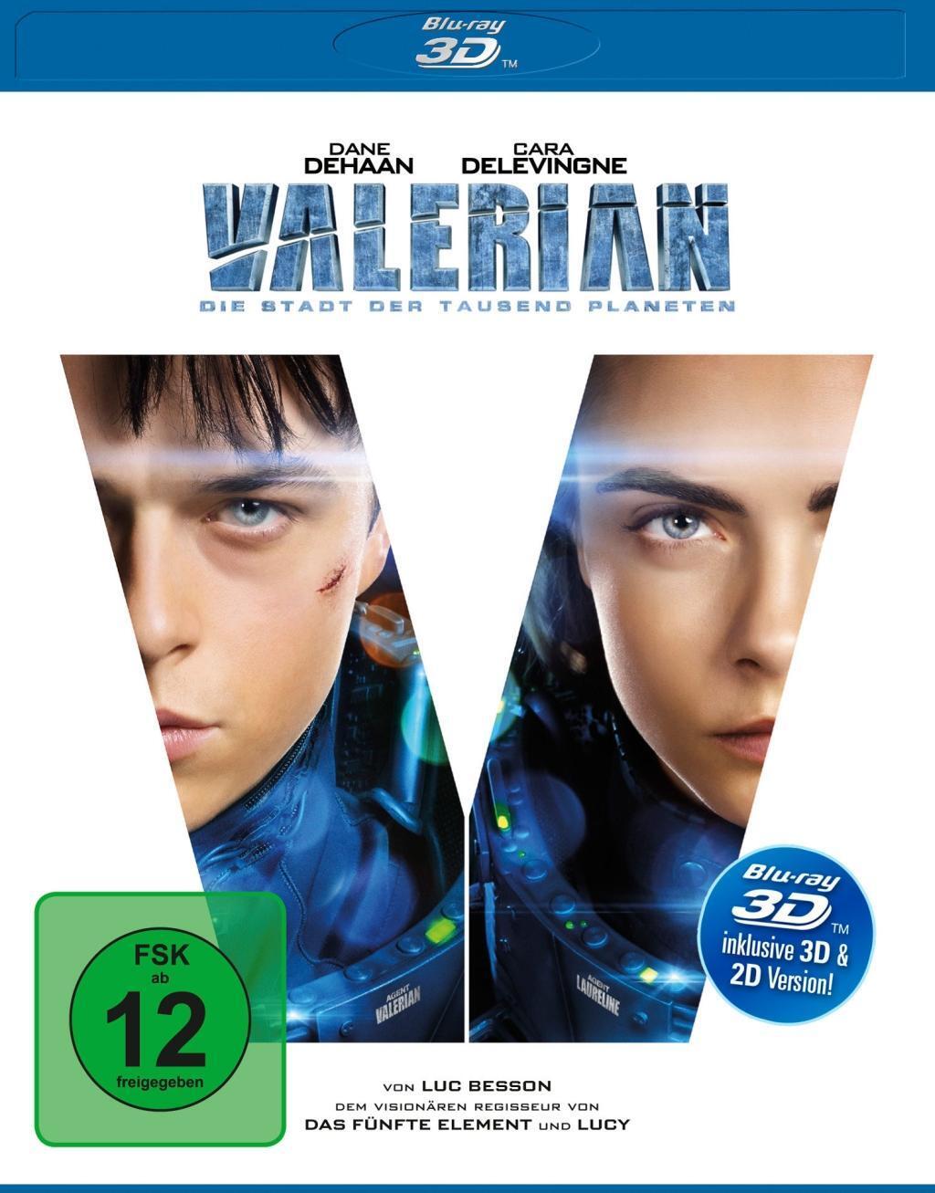 Cover: 889854641191 | Valerian - Die Stadt der tausend Planeten | Blu-ray 3D + 2D | Besson