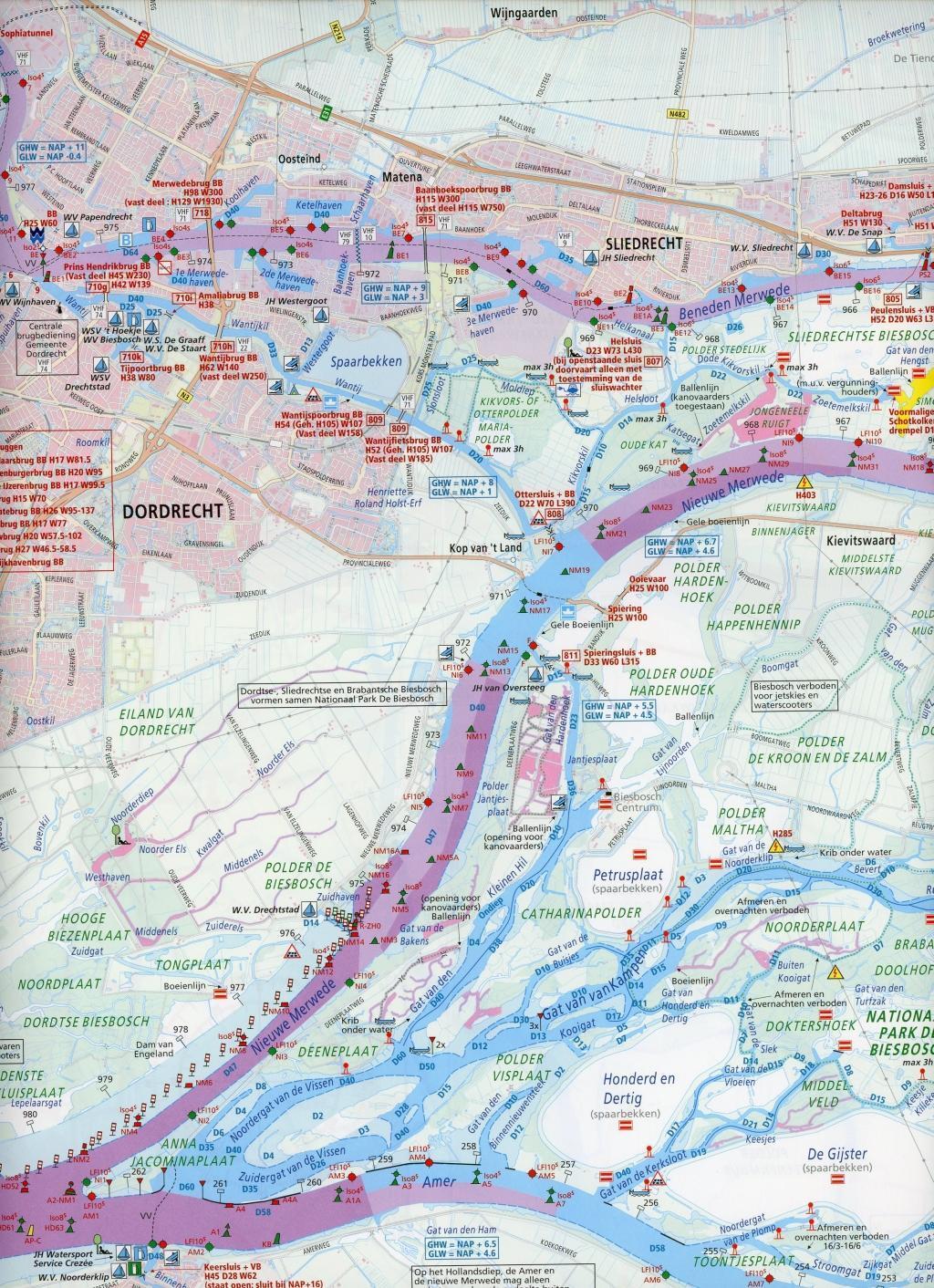 Bild: 9789018046101 | Biesbosch 1:50 000 Waterkaart | Waterkaarten | (Land-)Karte | 2020
