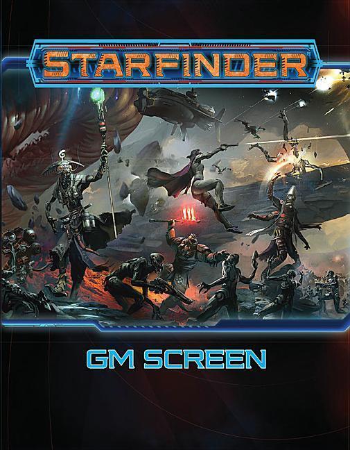 Cover: 9781601259578 | Starfinder Roleplaying Game: Starfinder GM Screen | Paizo Publishing