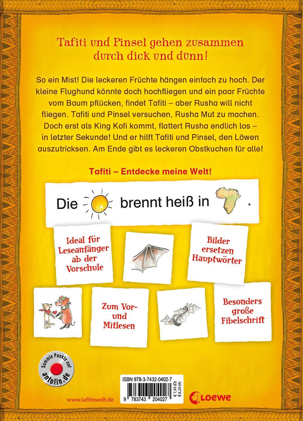 Rückseite: 9783743204027 | Tafiti - Nur Mut, kleine Fledermaus! | Julia Boehme | Buch | Tafiti