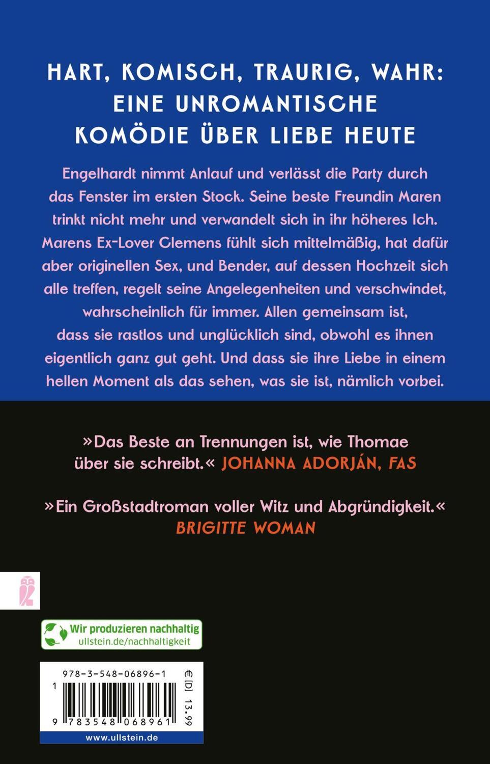 Rückseite: 9783548068961 | Momente der Klarheit | Jackie Thomae | Taschenbuch | 288 S. | Deutsch