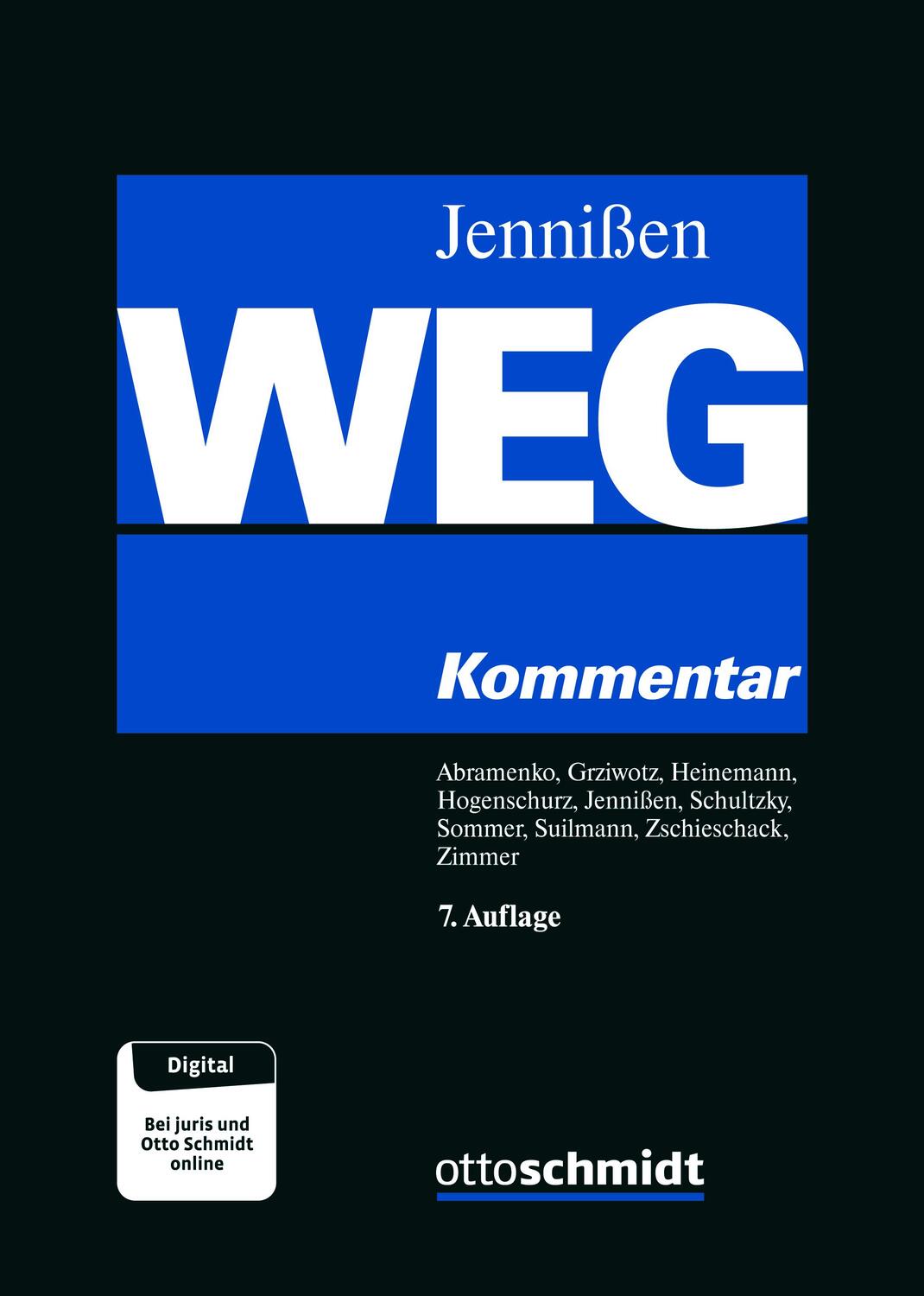 Cover: 9783504450847 | WEG | Kommentar | Georg Jennißen | Taschenbuch | 1800 S. | Deutsch