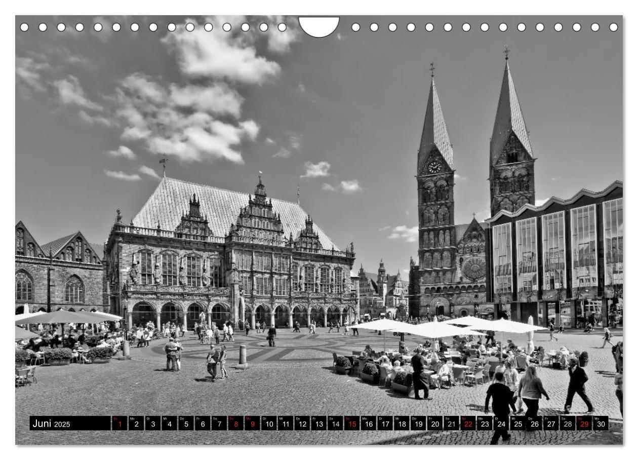 Bild: 9783435588862 | Historisches Bremen (Wandkalender 2025 DIN A4 quer), CALVENDO...