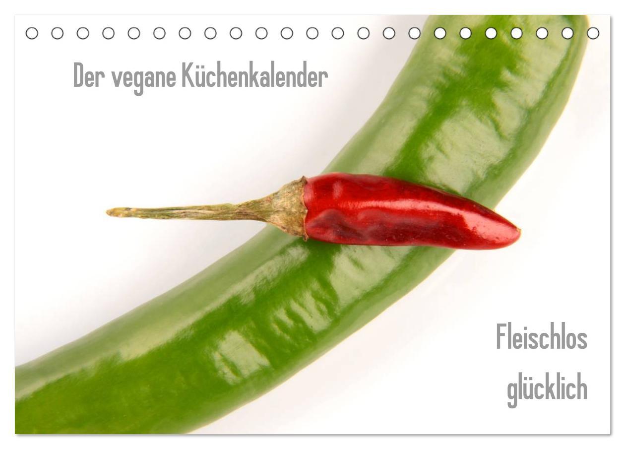 Cover: 9783457132951 | Der vegane Küchenkalender (Tischkalender 2025 DIN A5 quer),...