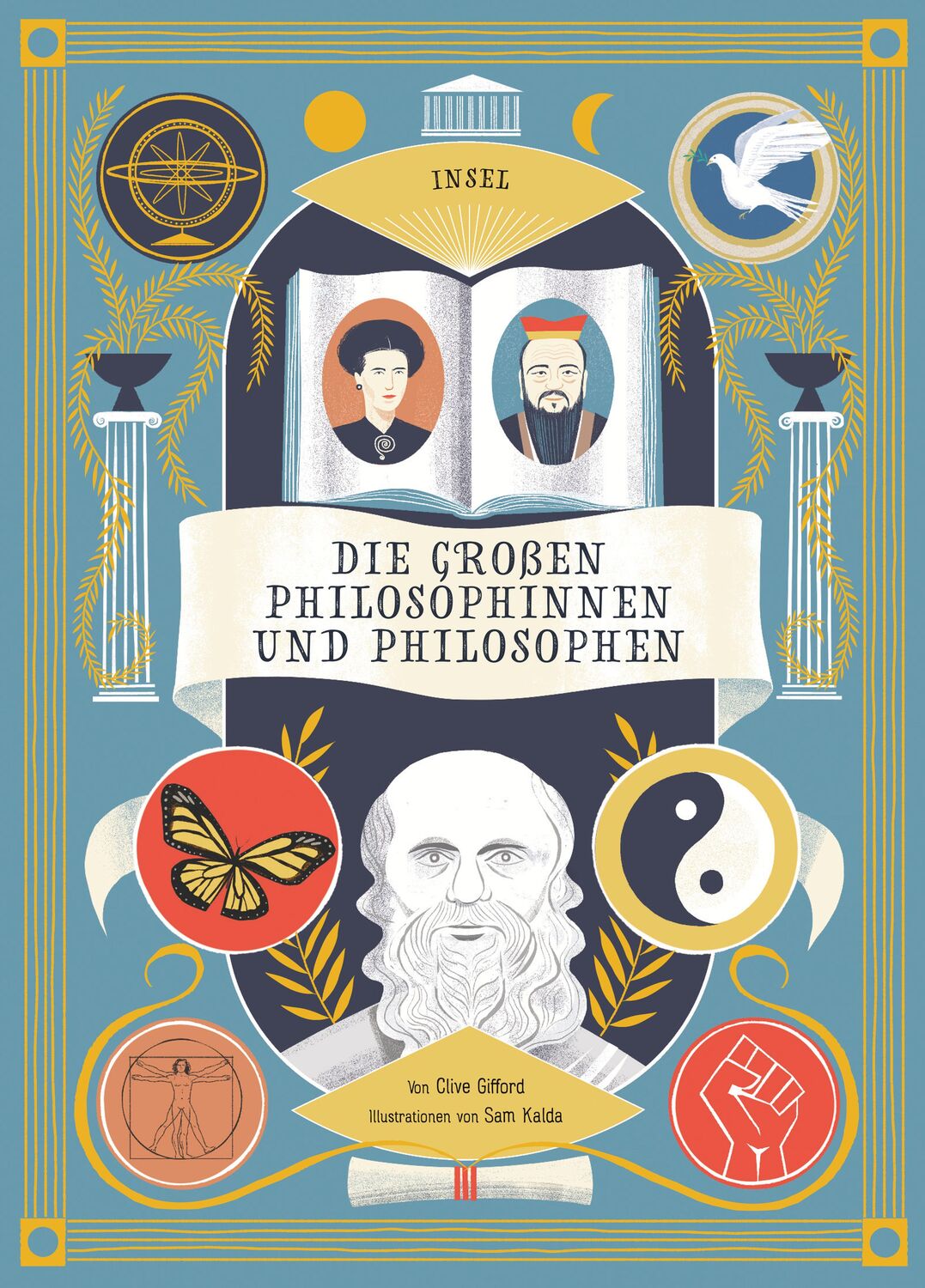 Cover: 9783458179726 | Die großen Philosophinnen und Philosophen | Clive Gifford | Buch