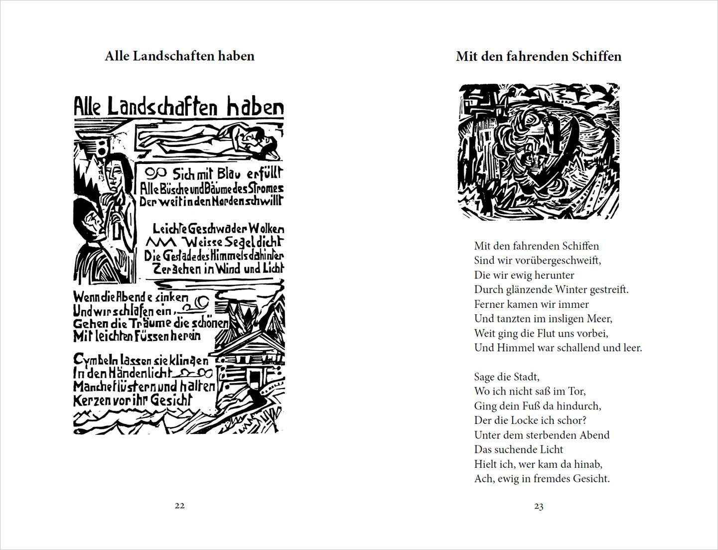 Bild: 9783730611586 | Umbra vitae. Gedichte. Mit Holzschnitten von Ernst Ludwig Kirchner