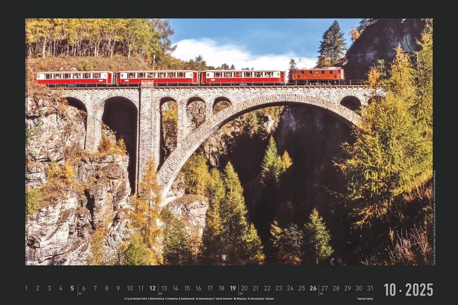 Bild: 4251732342203 | Eisenbahn-Nostalgie 2025 - Bildkalender 49,5x33 cm -...