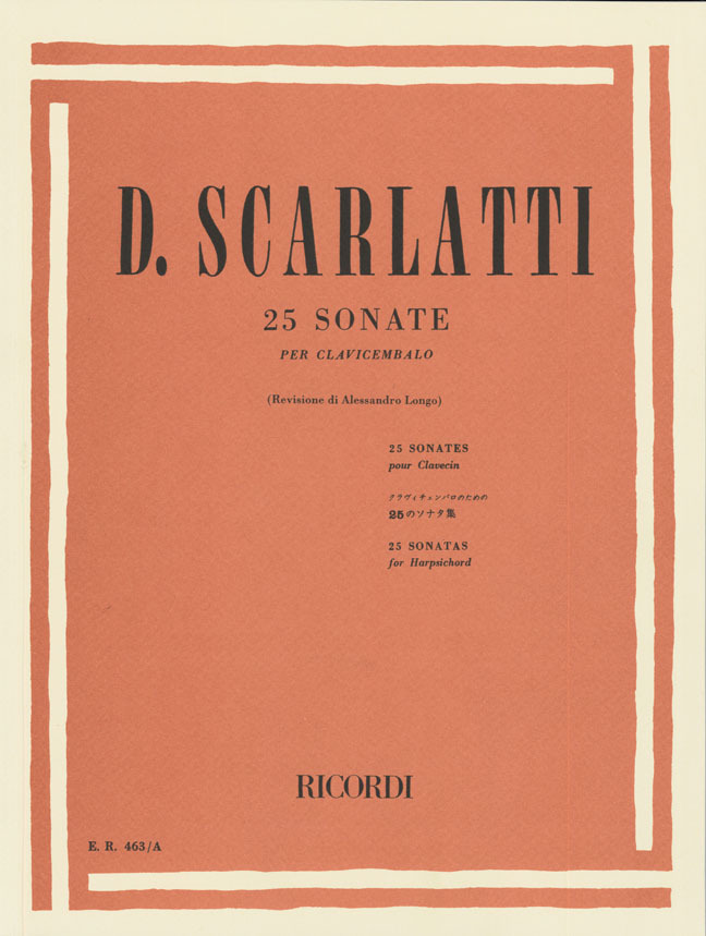Cover: 9790041371290 | 25 Sonate | Per Clavicembalo - Edizione Giapponese | Scarlatti | Buch