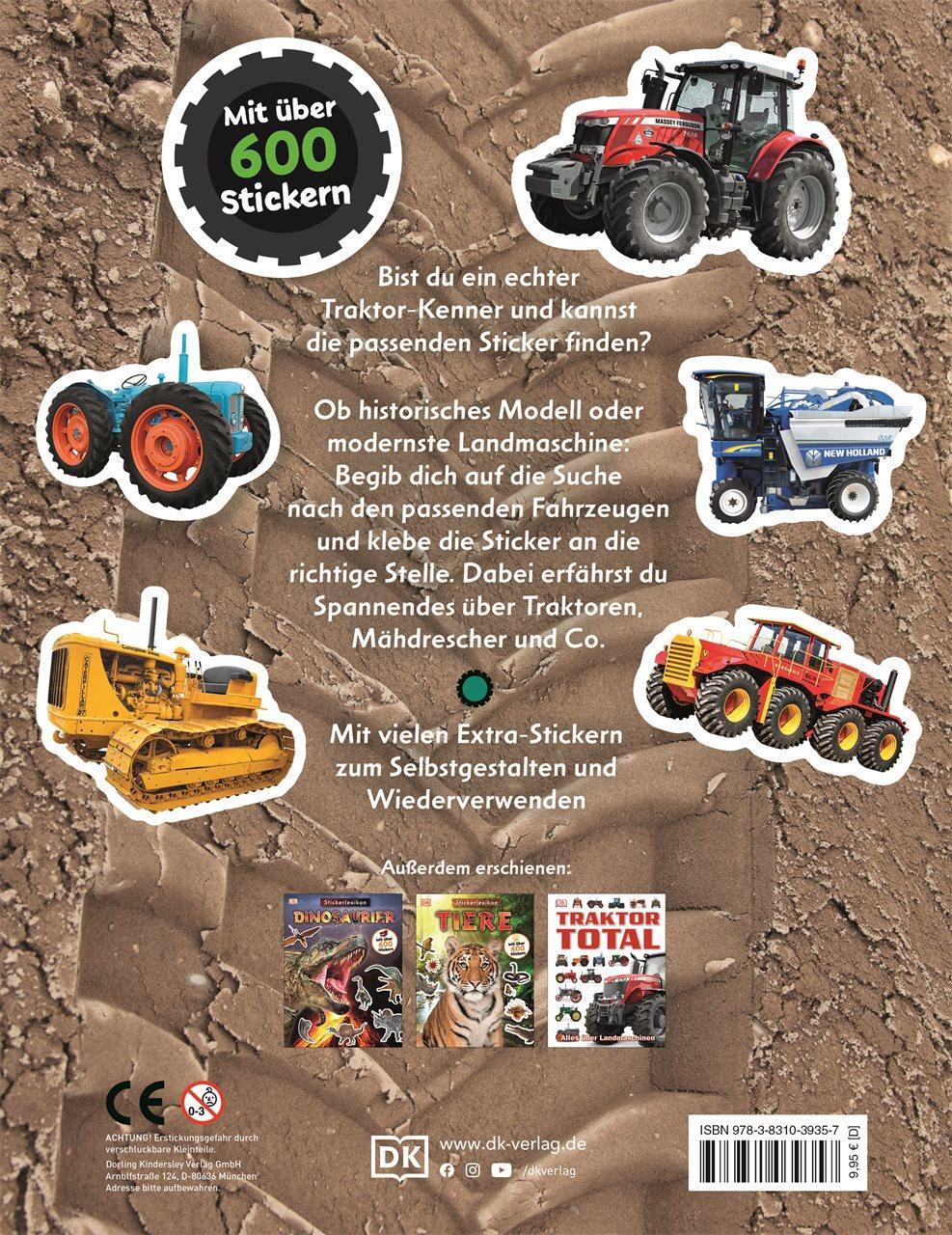 Rückseite: 9783831039357 | Sticker-Lexikon. Traktor &amp; Co. | Mit über 600 Stickern | Taschenbuch