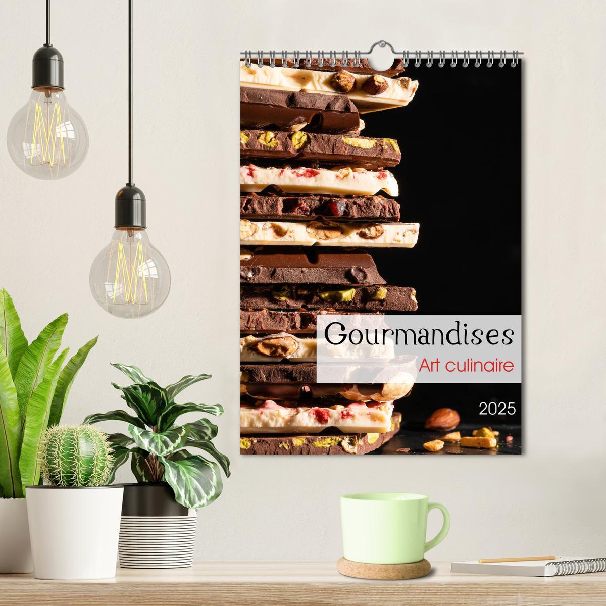 Bild: 9781325971497 | Gourmandises - Art culinaire (Calendrier mural 2025 DIN A4...