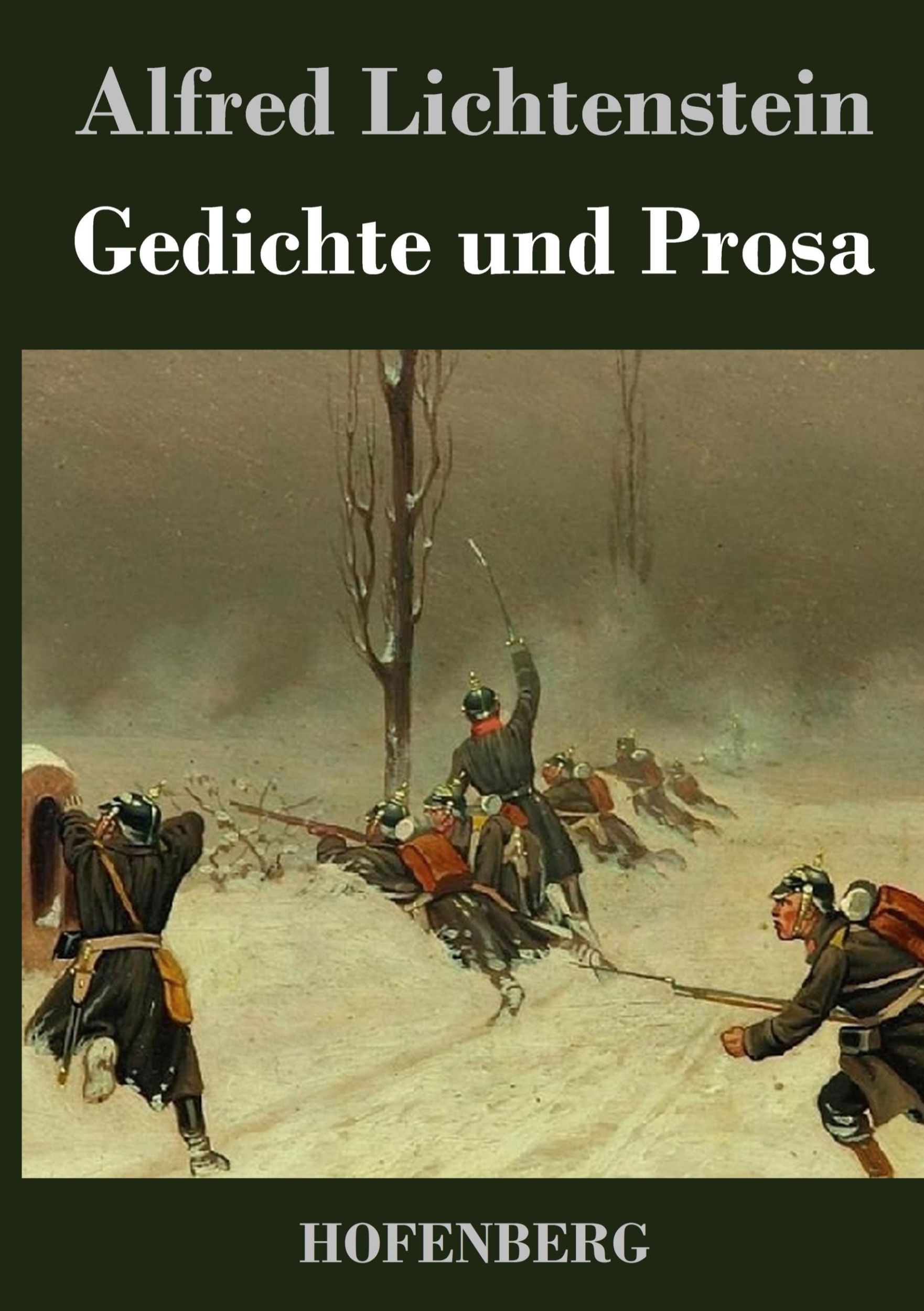 Cover: 9783843018463 | Gedichte und Prosa | Alfred Lichtenstein | Buch | 104 S. | Deutsch