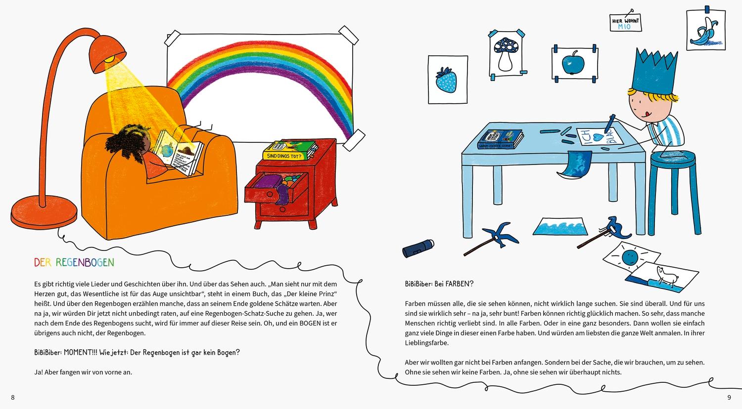 Bild: 9783751204071 | BiBiBiber hat da mal 'ne Frage. Welche Farben hat der Regenbogen?