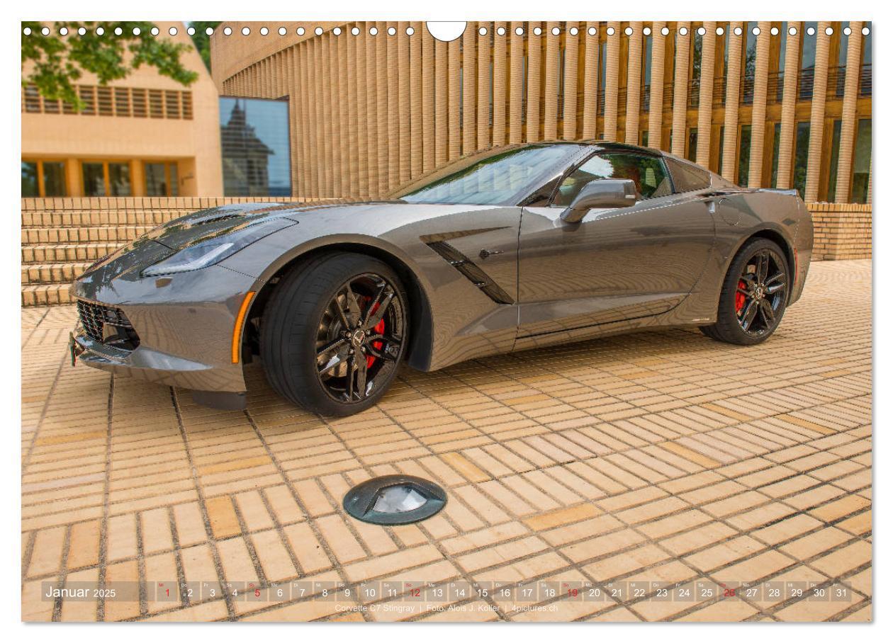 Bild: 9783435573400 | Corvette - Die US Ikone 2025 (Wandkalender 2025 DIN A3 quer),...