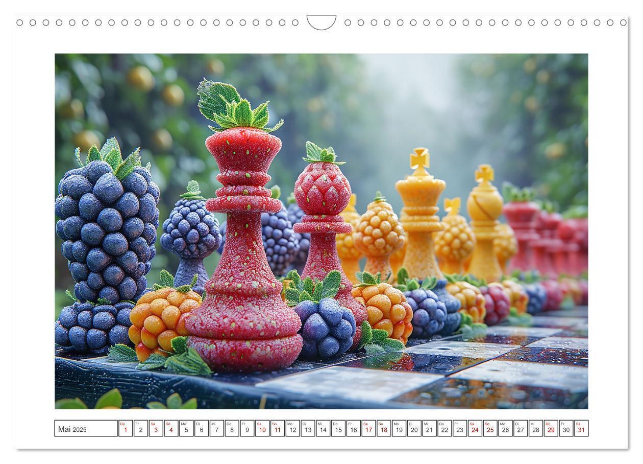 Bild: 9783383790317 | Lecker Schach (Wandkalender 2025 DIN A3 quer), CALVENDO Monatskalender