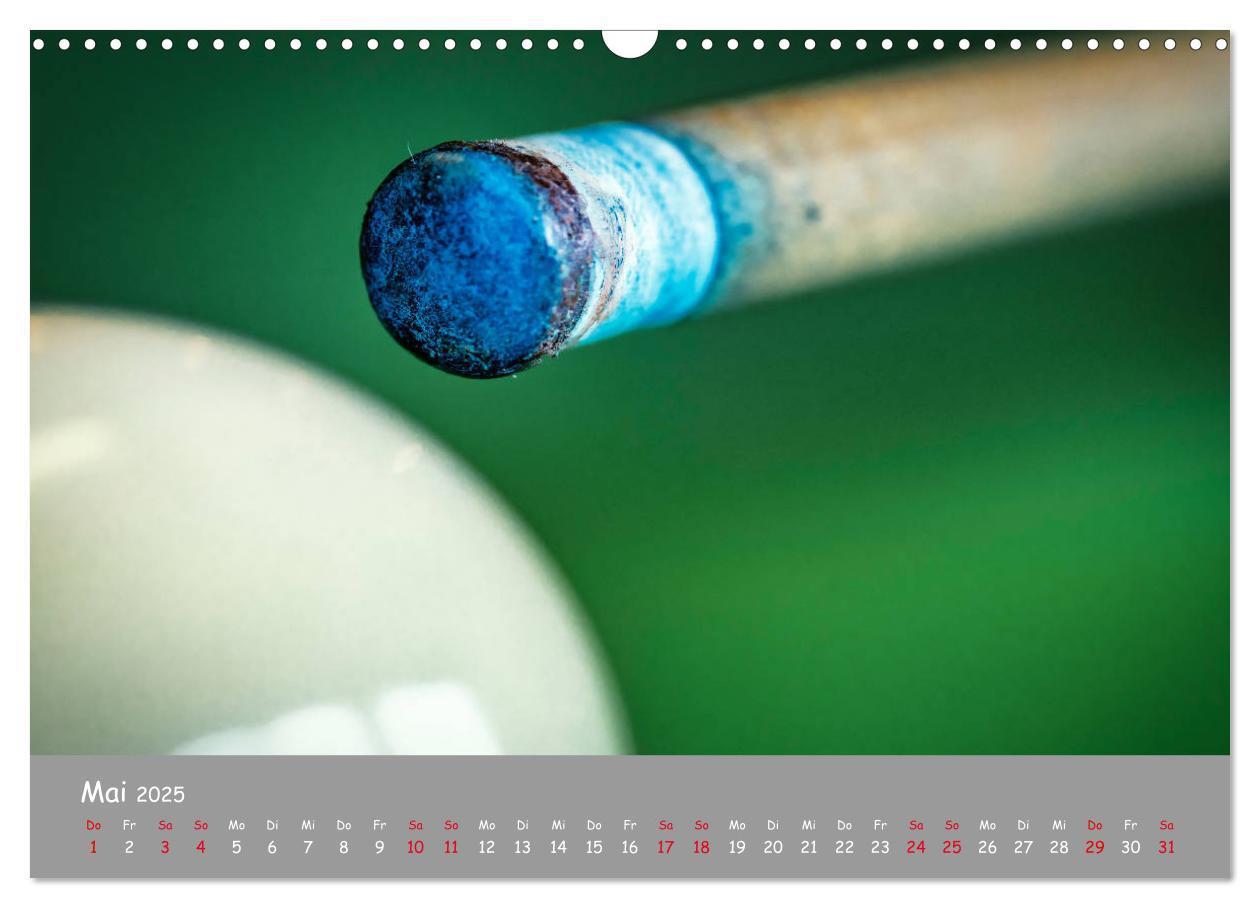 Bild: 9783435214389 | Freizeit Billard - Queue, Kugeln, Kreide und Tisch (Wandkalender...