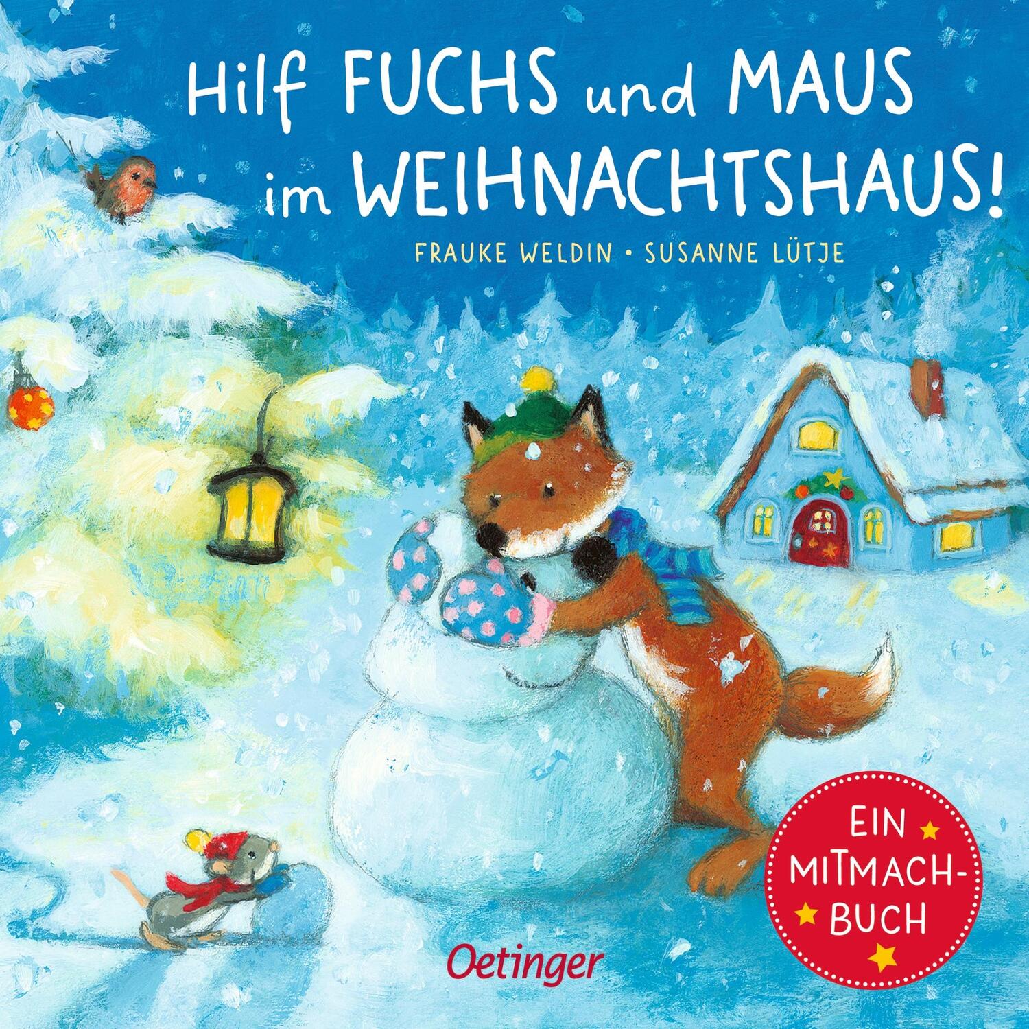 Cover: 9783751201957 | Hilf Fuchs und Maus im Weihnachtshaus! | Ein Mitmachbuch | Lütje