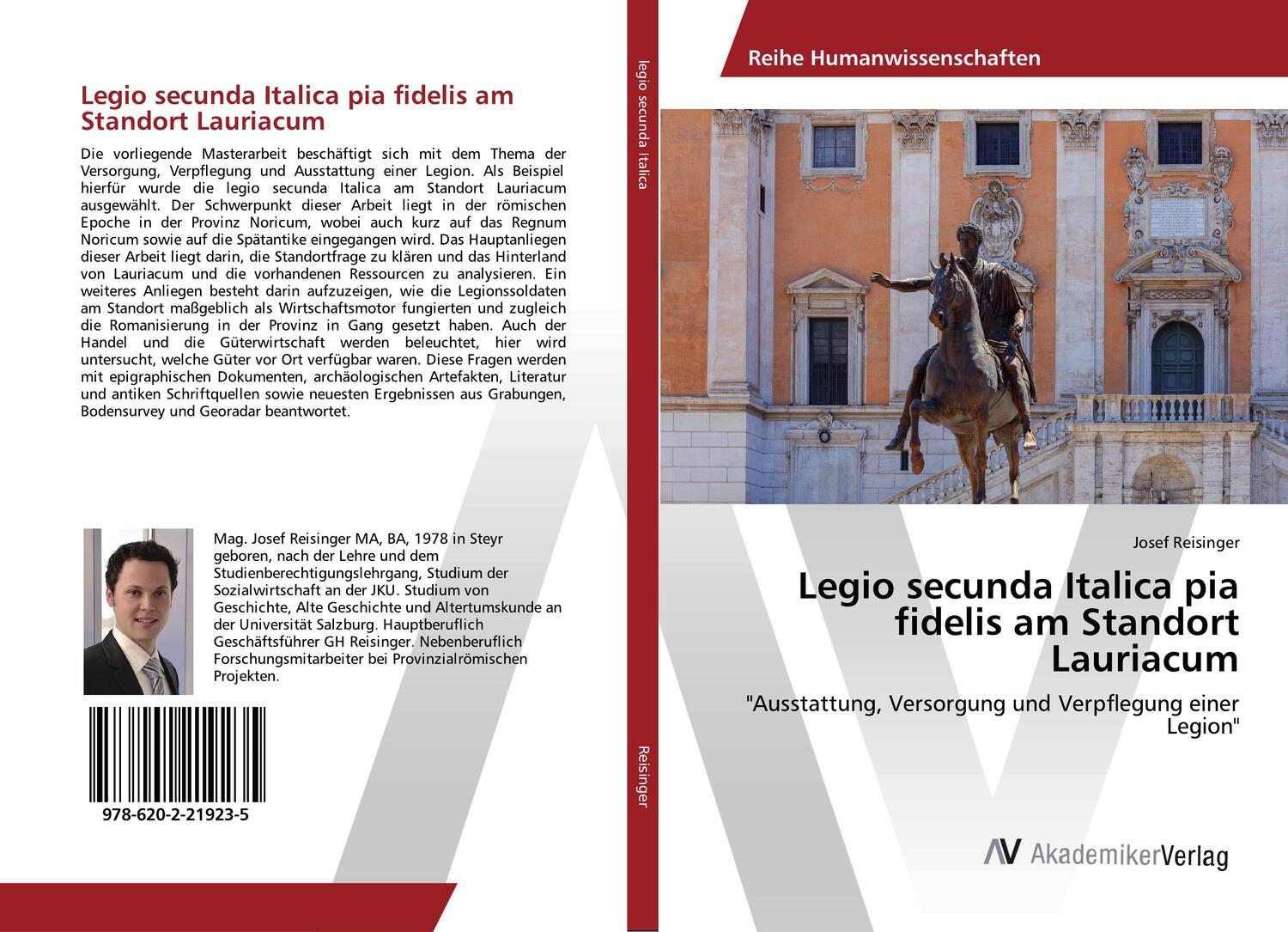 Cover: 9786202219235 | Legio secunda Italica pia fidelis am Standort Lauriacum | Reisinger