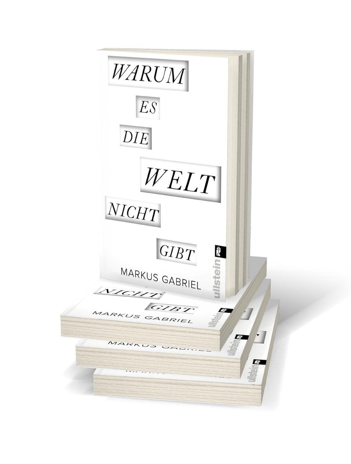 Bild: 9783548375687 | Warum es die Welt nicht gibt | Markus Gabriel | Taschenbuch | 272 S.