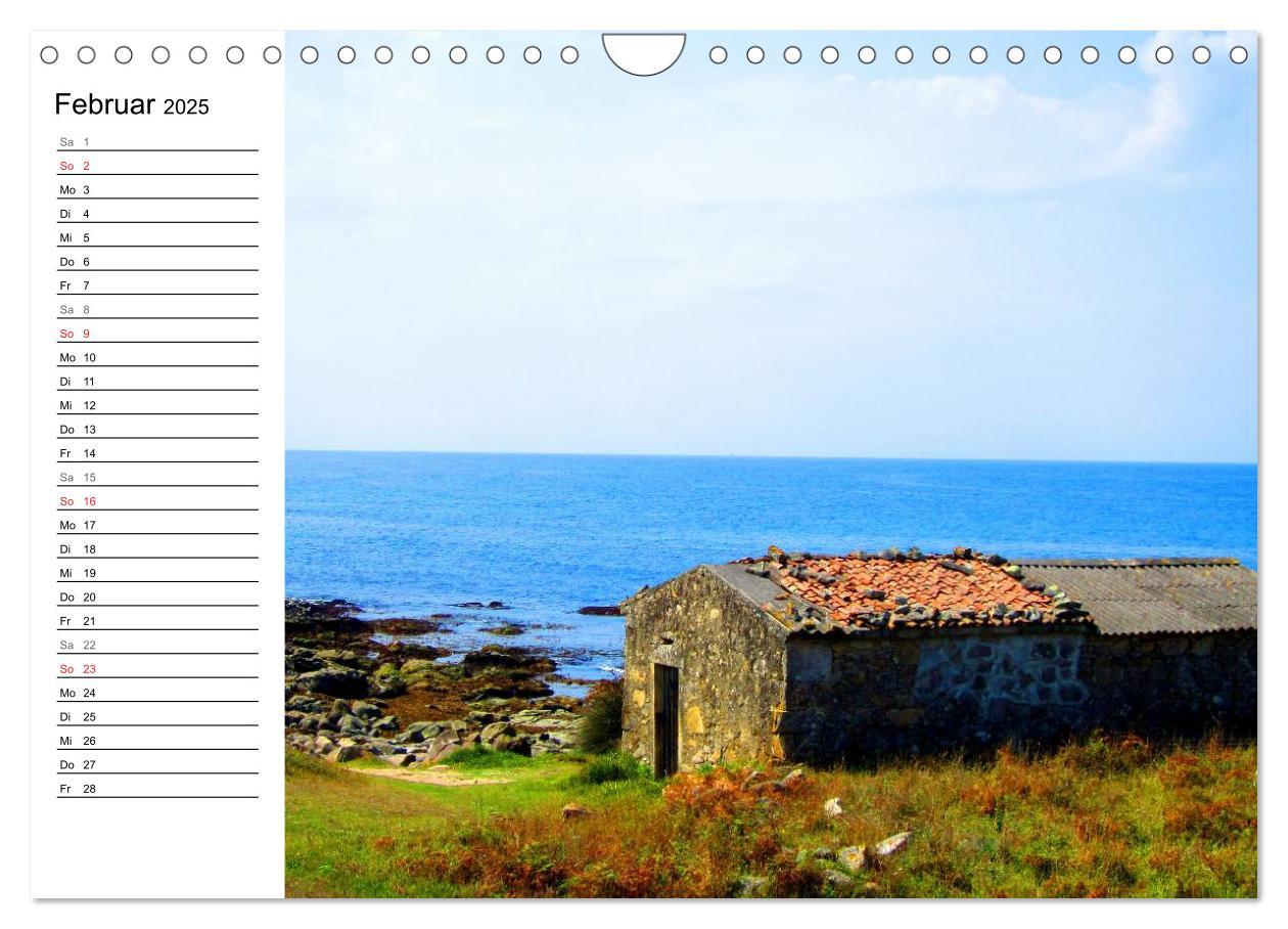 Bild: 9783435520916 | Camino Portugues - Jakobsweg (Wandkalender 2025 DIN A4 quer),...