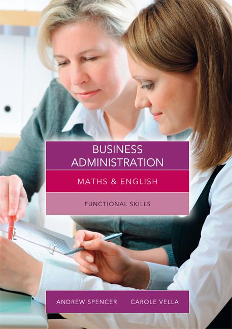 Cover: 9781408083093 | Maths and English for Business Administration | Functional Skills