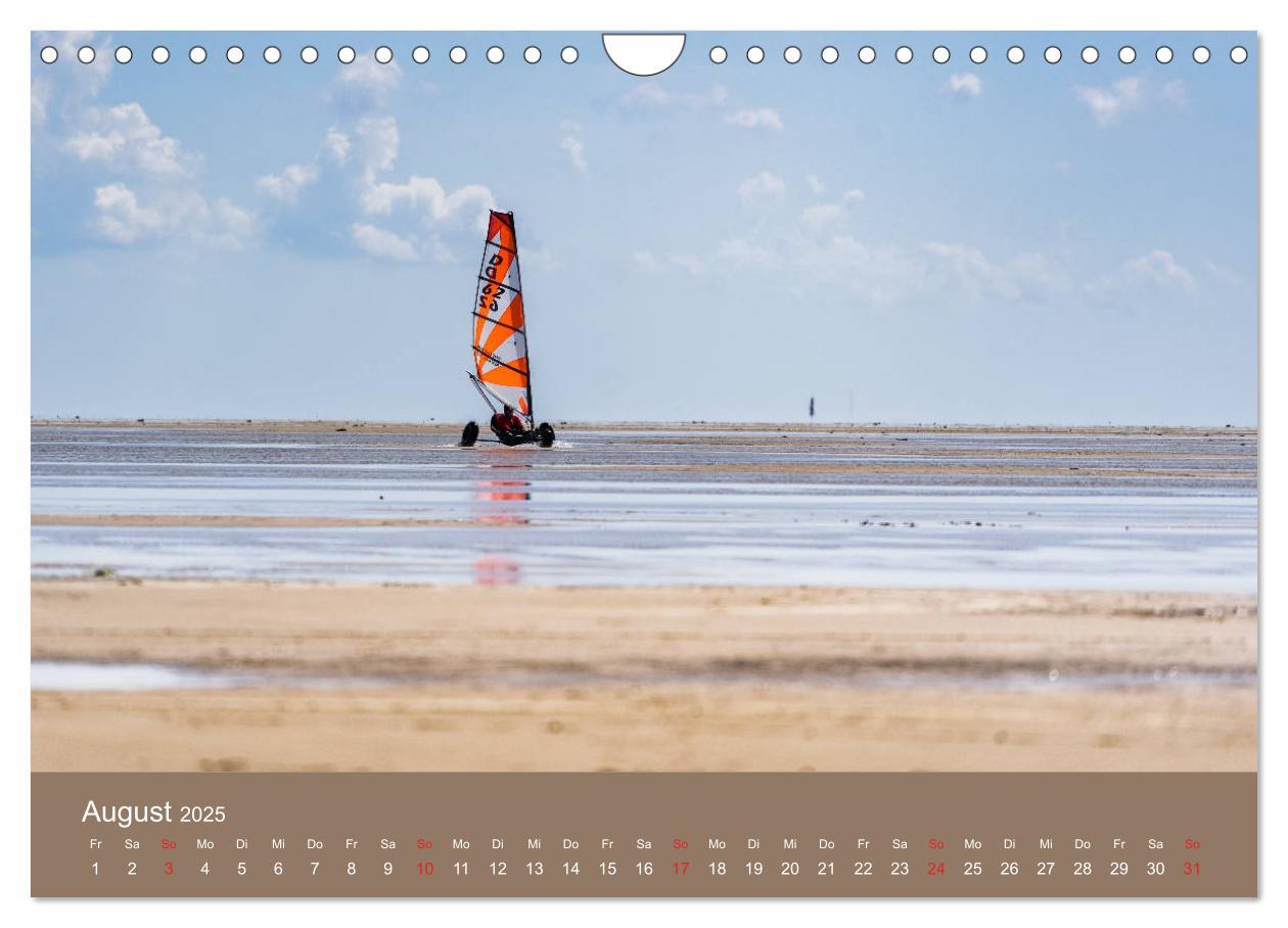 Bild: 9783435225736 | Römö - Wasser, Wind und endloser Strand (Wandkalender 2025 DIN A4...