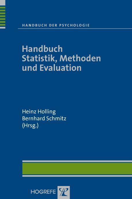 Cover: 9783801718480 | Handbuch Statistik, Methoden und Evaluation | Taschenbuch | 805 S.