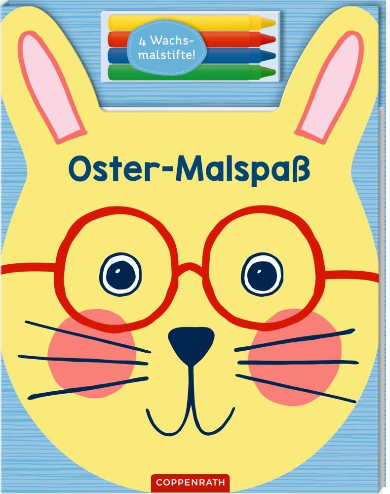 Cover: 9783649641148 | Oster-Malspaß | 4 Wachsmalstifte | Buch | 80 S. | Deutsch | 2022