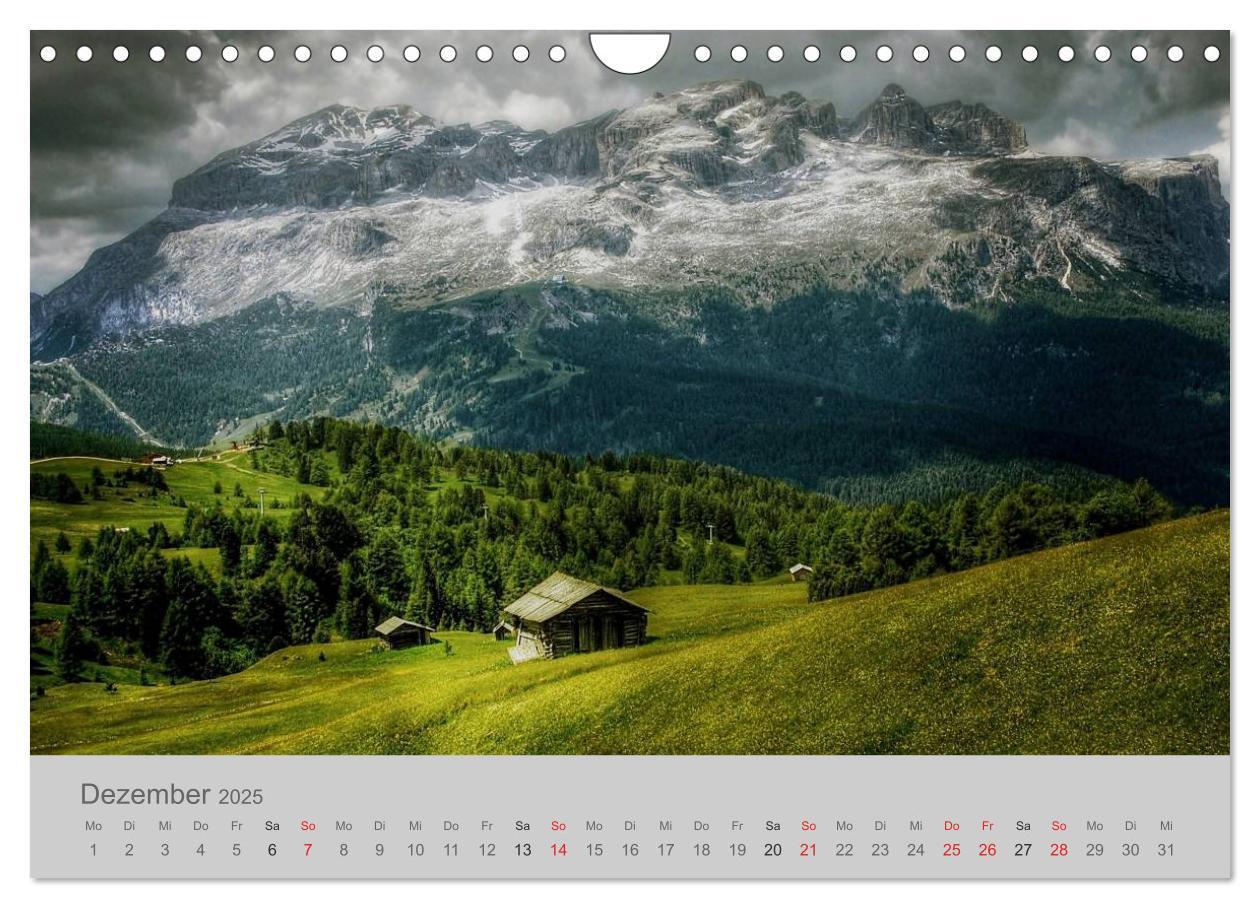 Bild: 9783435809486 | Südtirol - Gröden und Alta Badia (Wandkalender 2025 DIN A4 quer),...