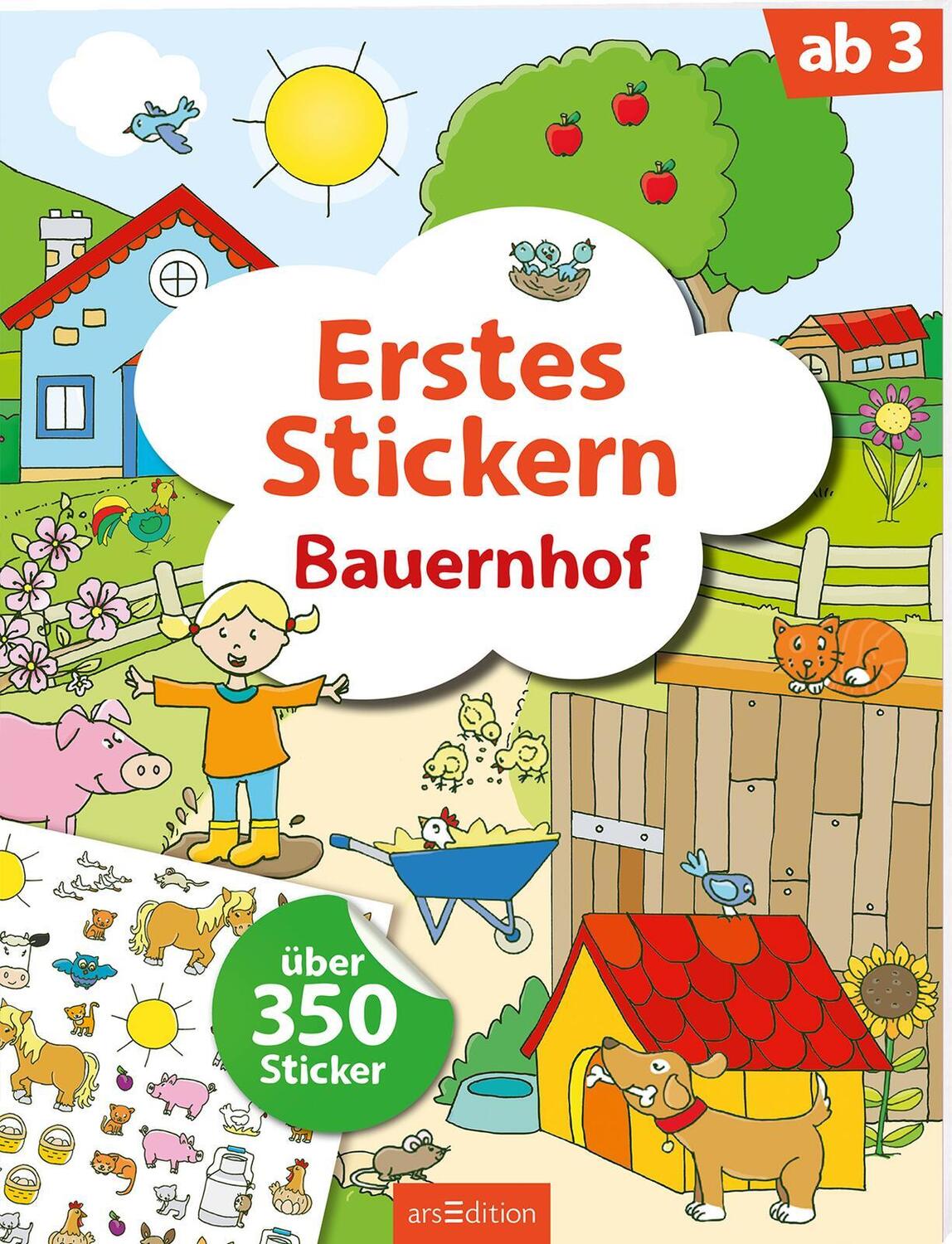 Cover: 9783845817309 | Erstes Stickern Bauernhof | Taschenbuch | Mein Stickerbuch | 24 S.