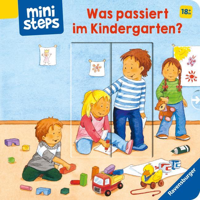 Cover: 9783473317080 | ministeps: Was passiert im Kindergarten? | Ab 18 Monaten | Grimm