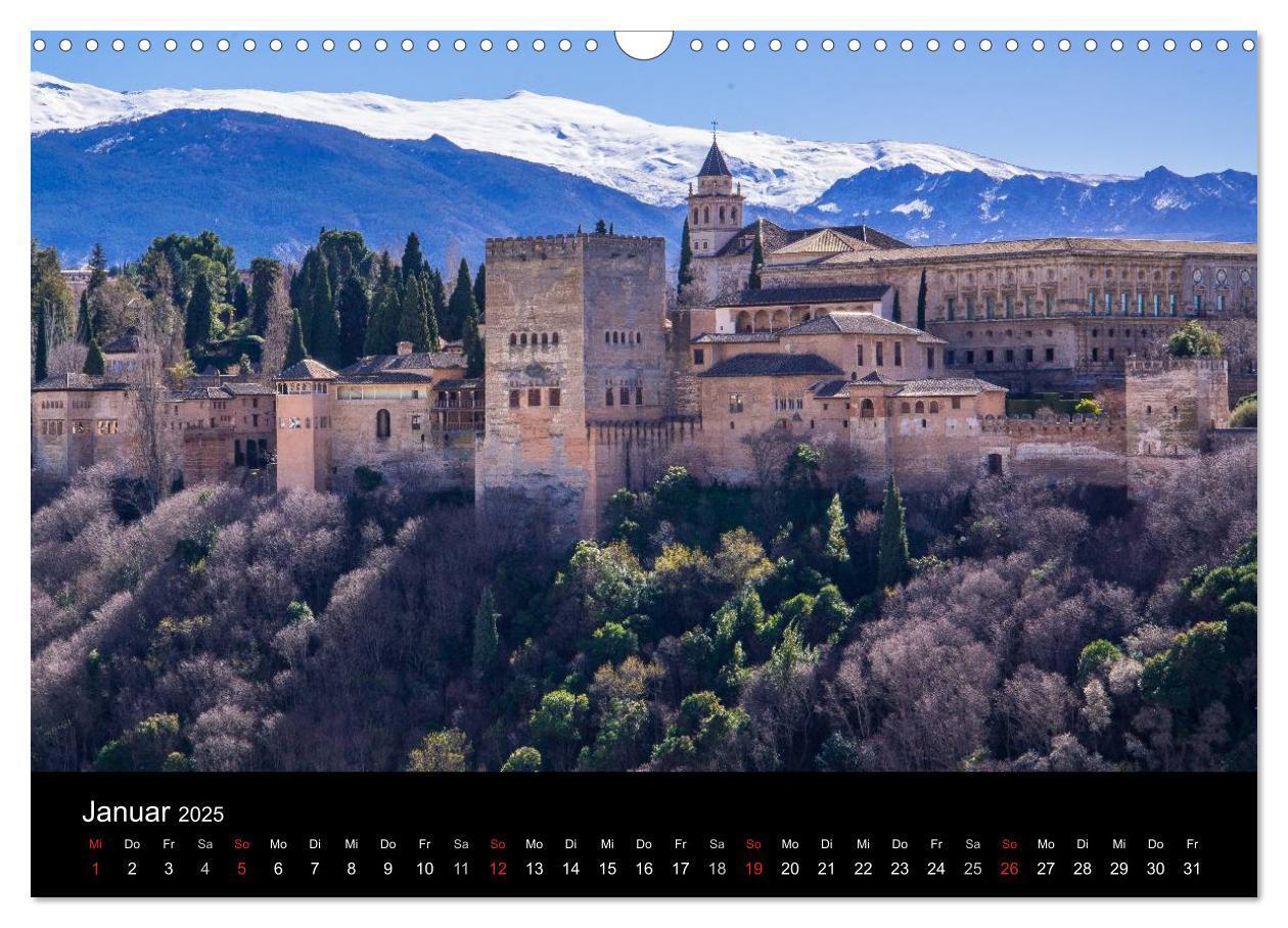 Bild: 9783435752867 | Andalusien (Wandkalender 2025 DIN A3 quer), CALVENDO Monatskalender