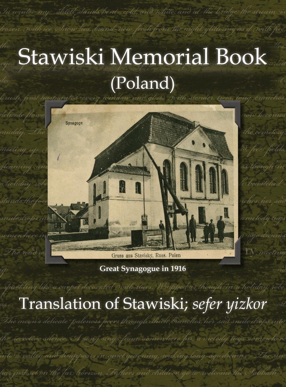 Cover: 9781939561329 | Stawiski Memorial Book (Poland) - Translation of Stawiski; Sefer...