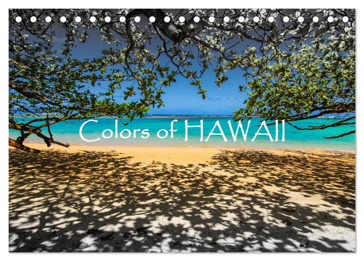 Cover: 9783435792146 | Colors of HAWAII (Tischkalender 2025 DIN A5 quer), CALVENDO...