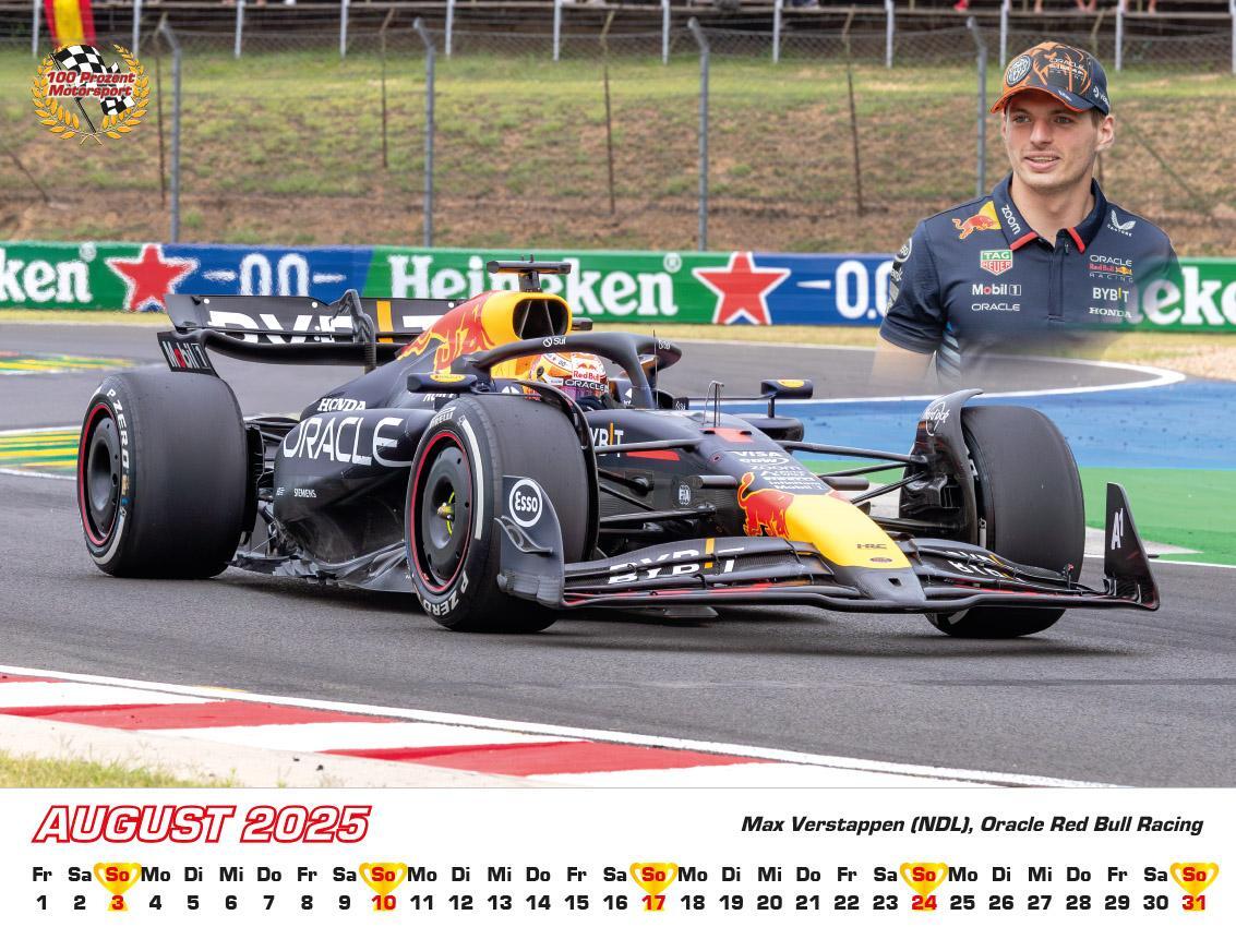 Bild: 9783948794675 | Formel 1 World Championship Kalender 2025 | Frank Pommer | Kalender