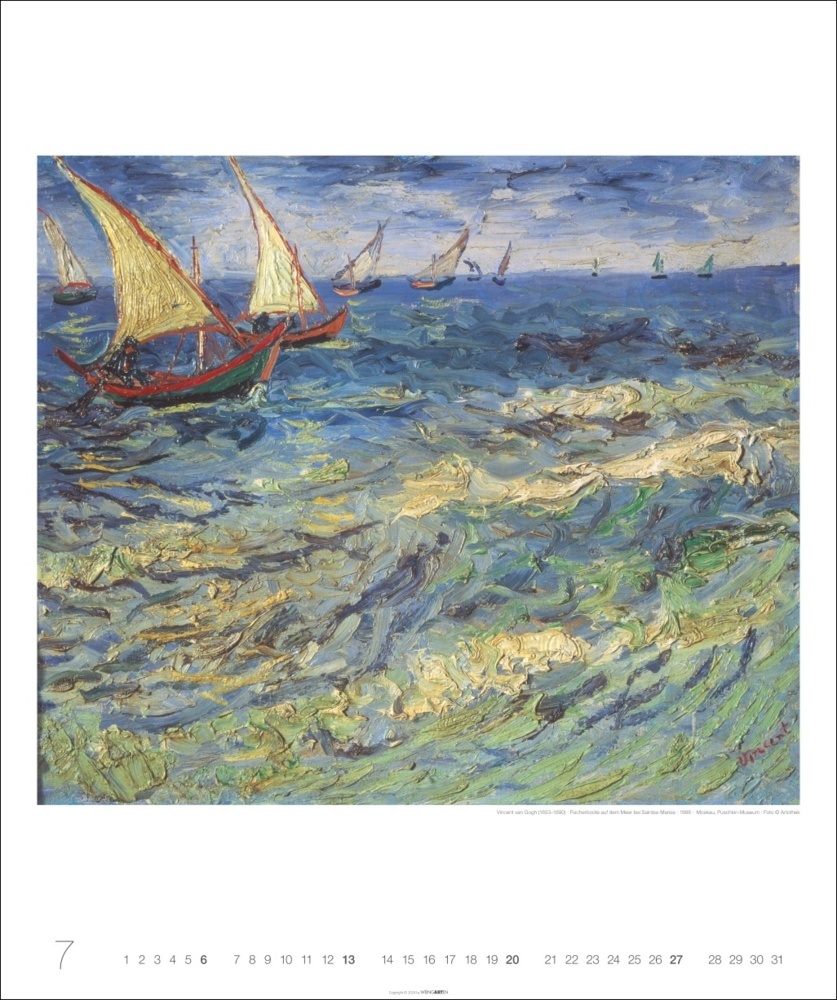 Bild: 9783839900772 | Vincent van Gogh Edition Kalender 2025 | Vincent van Gogh | Kalender