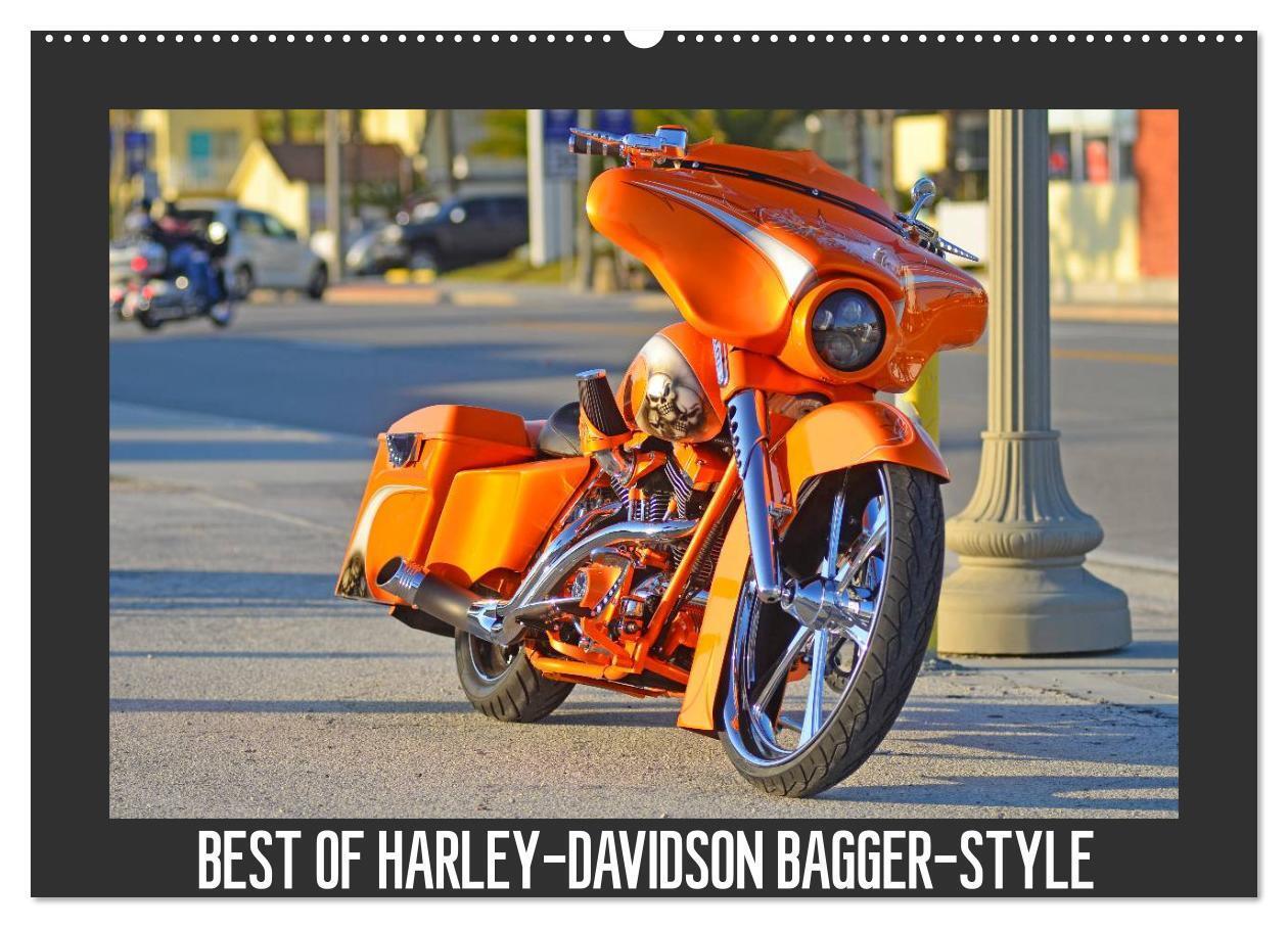 Cover: 9783675640092 | BEST OF HARLEY-DAVIDSON BAGGER-STYLE (Wandkalender 2024 DIN A2...