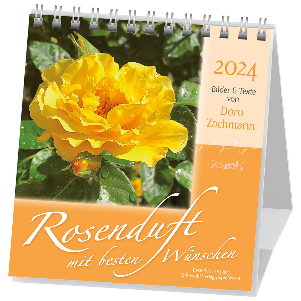 Cover: 9783754880548 | Rosenduft mit besten Wünschen 2024 | Doro Zachmann | Kalender | 13 S.