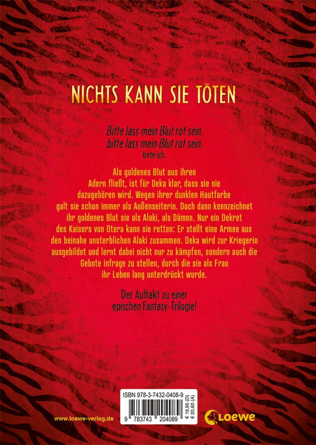 Rückseite: 9783743204089 | Die Göttinnen von Otera (Band 1) - Golden wie Blut | Namina Forna