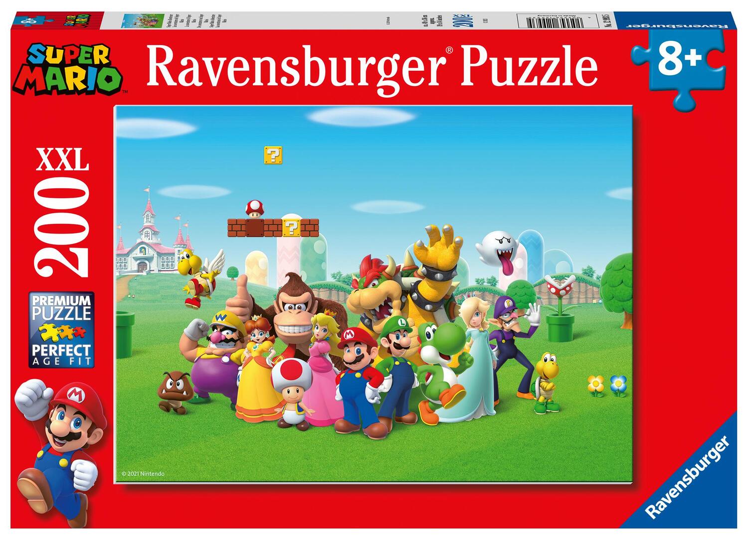 Cover: 4005556129935 | Ravensburger Kinderpuzzle 12993 - Super Mario Abenteuer 200 Teile...